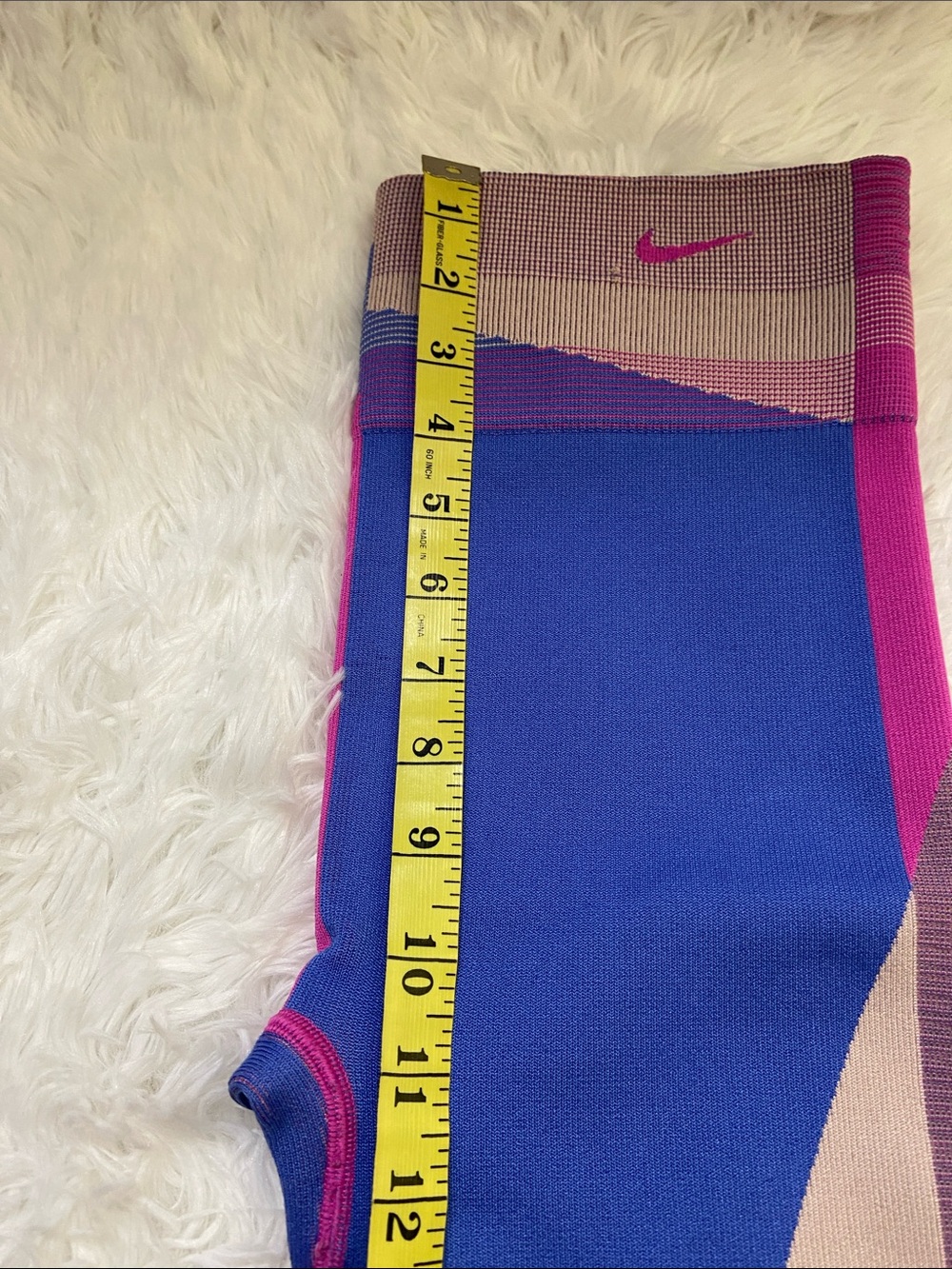 Nike Dri-Fit Women’s Colorblock  Sports Shorts - Pink Purple Blue Tan. Size-XL - Picture 7 of 14